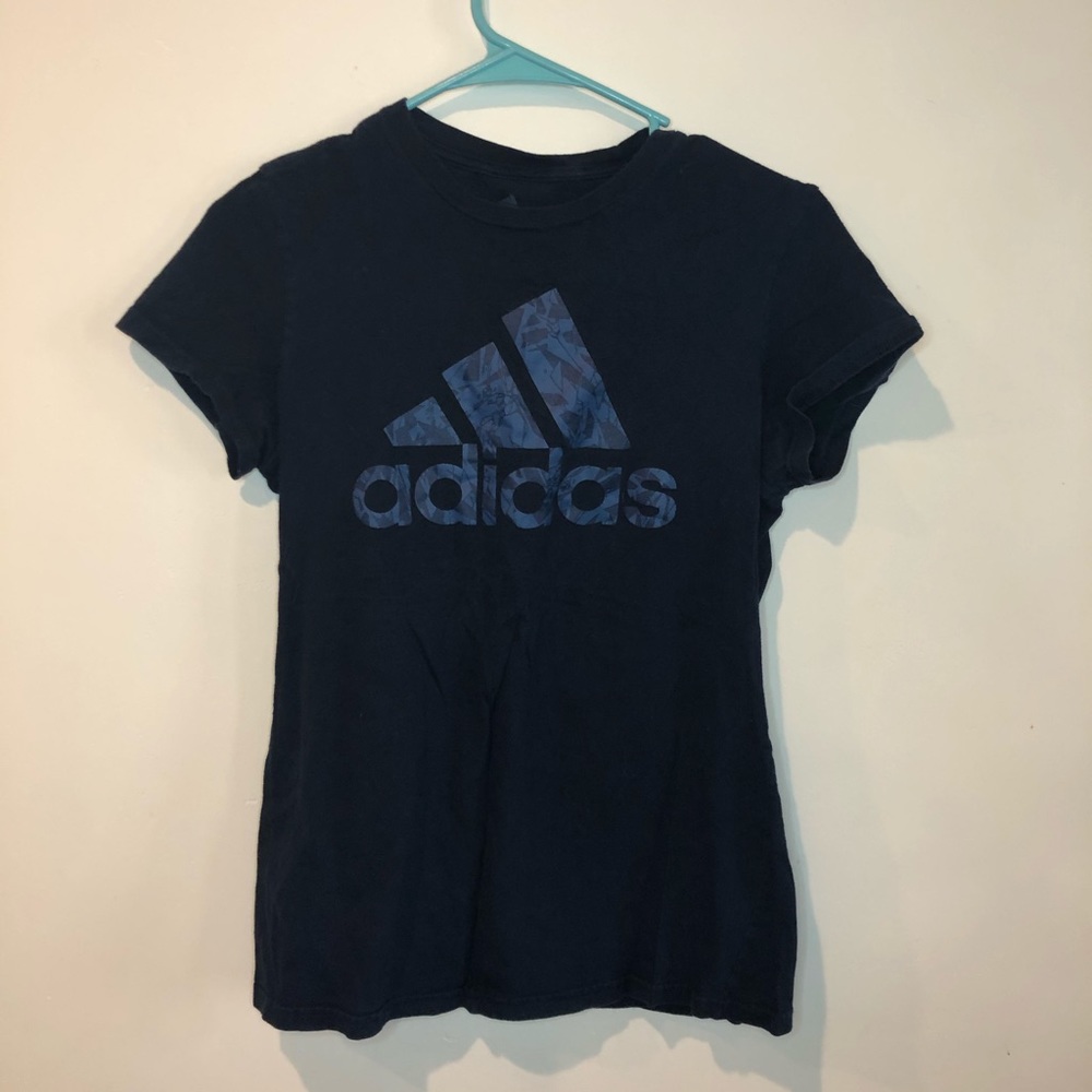 Adidas navy blue shirt